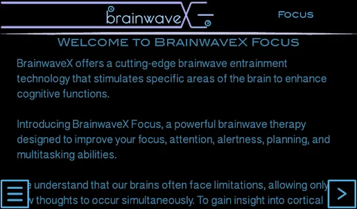 BrainwaveX Focus