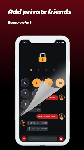 Calculator Lock - Hidden Chat Screen 3