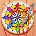 Cover Image of Download Cross Stitch Coloring Mandala  APK