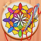 Cross Stitch Coloring Mandala 0.0.371
