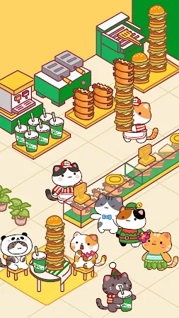 Game screenshot Cat Cooking Bar - Food game mod apk
