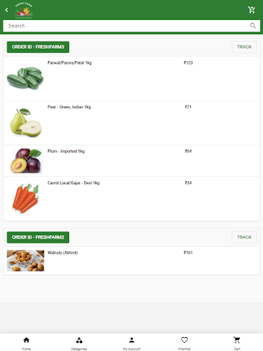 FreshFarm - Fruits and Vegetable