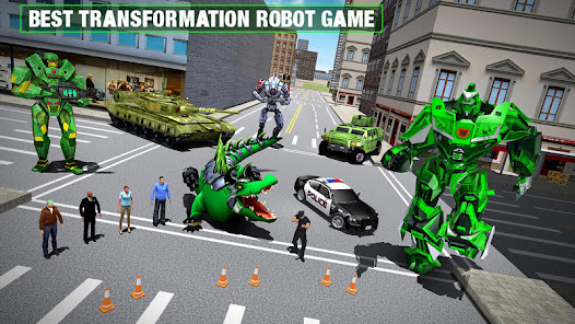 Crocodile Robot Transform Game  screenshots 1