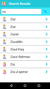 Pakistani Islamic Names with Urdu Meaning, Offline Screenshot