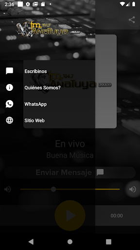 Fm añatuya 104.7 Screen 2