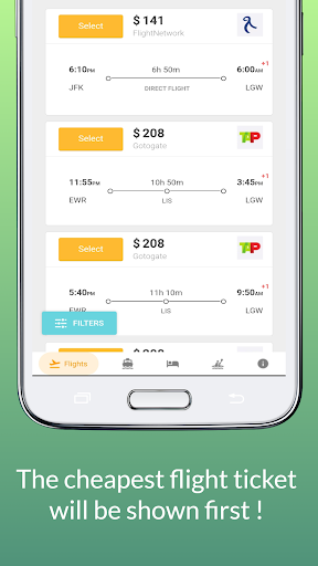 Cheap Flights Ferries Hotels Screen 2