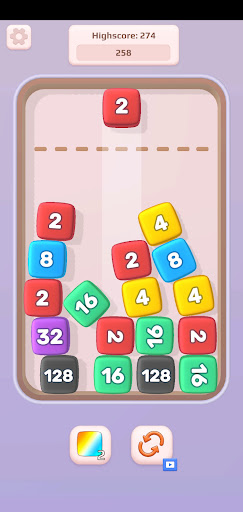 Cubes 2048 Screen 2