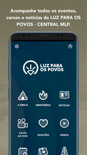 Android application LUZ PARA OS POVOS OFICIAL screenshort