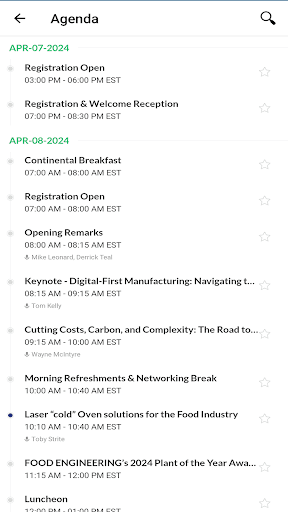 Android application Food Automation and Mfg Expo screenshort