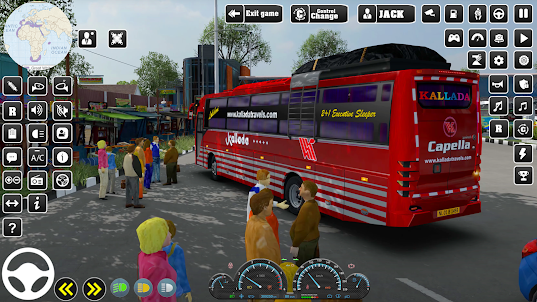 Modern Public Bus Driving Game