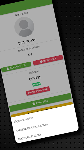 AXP Driver Screen 3
