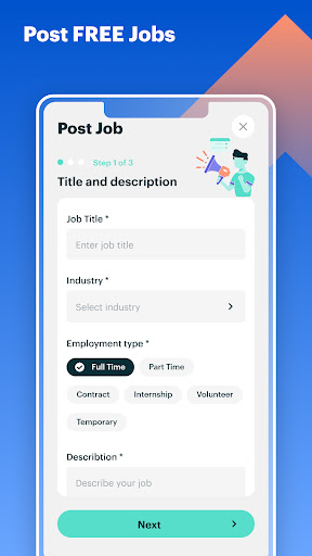 Worquik Recruiter: Post Jobs Screen 2