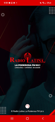 Android application Radio Latina La Poderosa 90.1 screenshort