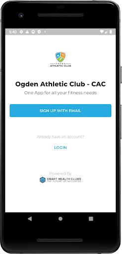 Android application Ogden Athletic Club - CAC screenshort