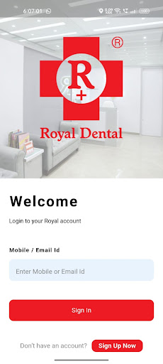 Android application Royal Dental screenshort