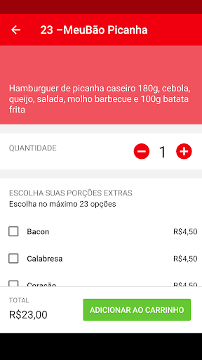 MeuBão Lanches Screen 2