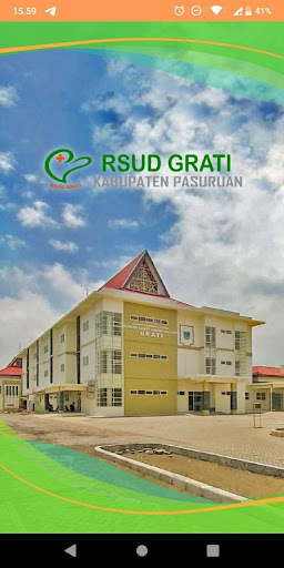 Android application RSUD GRATI-Pendaftaran Online screenshort