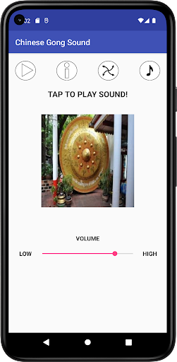 Android application Chinese Gong Sound screenshort