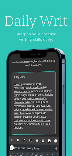 Android application Daily Writ screenshort
