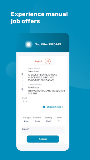 Infocabs Drivers Mate Screen 3