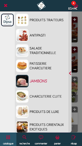 Android application Dipsa Univers Culinaire screenshort
