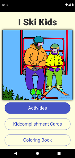 Android application "I Ski" Kids Coaching Guide screenshort