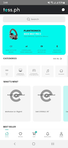 Android application tess.ph screenshort