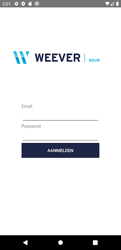 Android application Weever Bouw screenshort