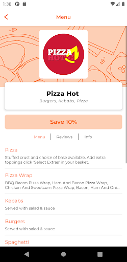 Pizza Hot TA1 Screen 2