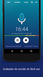 Hi-Q MP3 Grabador de Voz Demo Screenshot