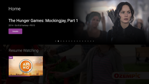 Screenshot of Sparklight TV