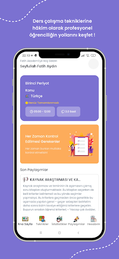 Fatih Akademi Screen 2