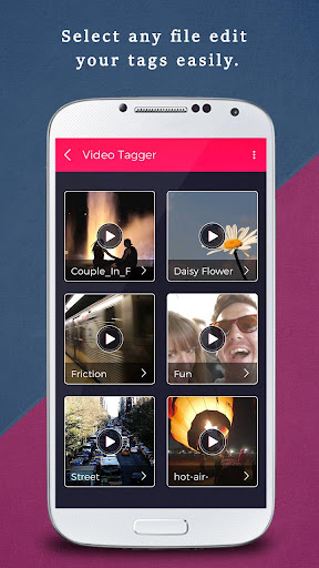 Android application Video Tag Editor screenshort