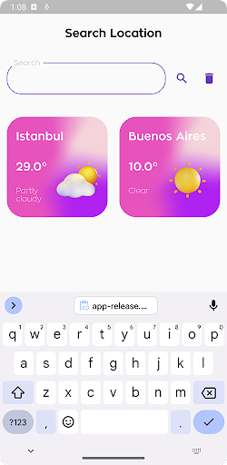 Minimal Weather Screen 2