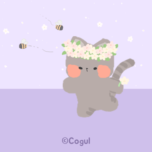 카카오톡 테마 - 보송보송고냥이_봄봄 (카톡테마) logo