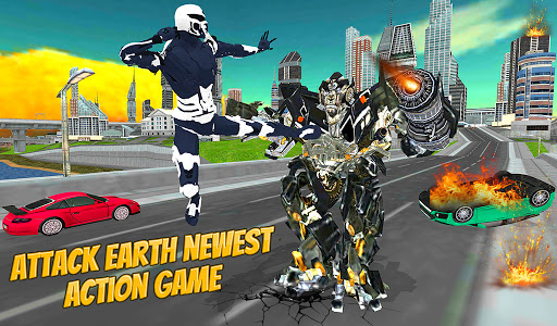 Flying UFO Robot GameAliens