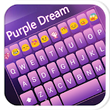 Purple Dream Emoji Keyboard for Galaxy Note 8 icon
