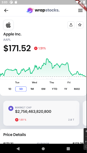 Wrapstocks. Screen 2