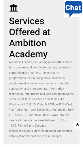 new ambition academy Screen 3