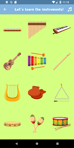 Musical Instruments for Kids Screen 2