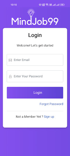 Android application MindJob99-online work & jobs screenshort