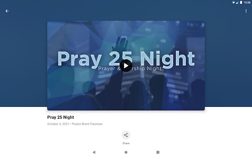 Screenshot of Pathways Church App