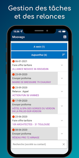 Agent Commercial CRM - Moovago Screen 2