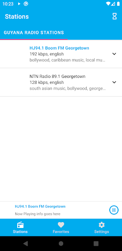 Android application Guyana Radio Stations - FM Str screenshort
