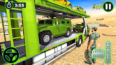 軍用 車両 輸送 シミュレーター ゲーム: 車 トラック運転のおすすめ画像5