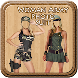Woman Army Photo Suit icon