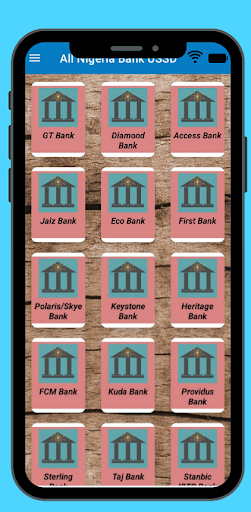 Android application Nigeria Bank & Ussd codes screenshort