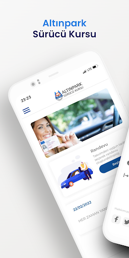 Android application Altınpark Sürücü Kursu screenshort
