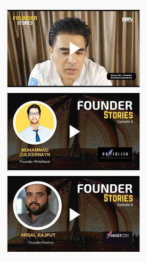 The Startup App Screen 3