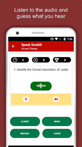 Screenshot of Learn Swahili Language Offline